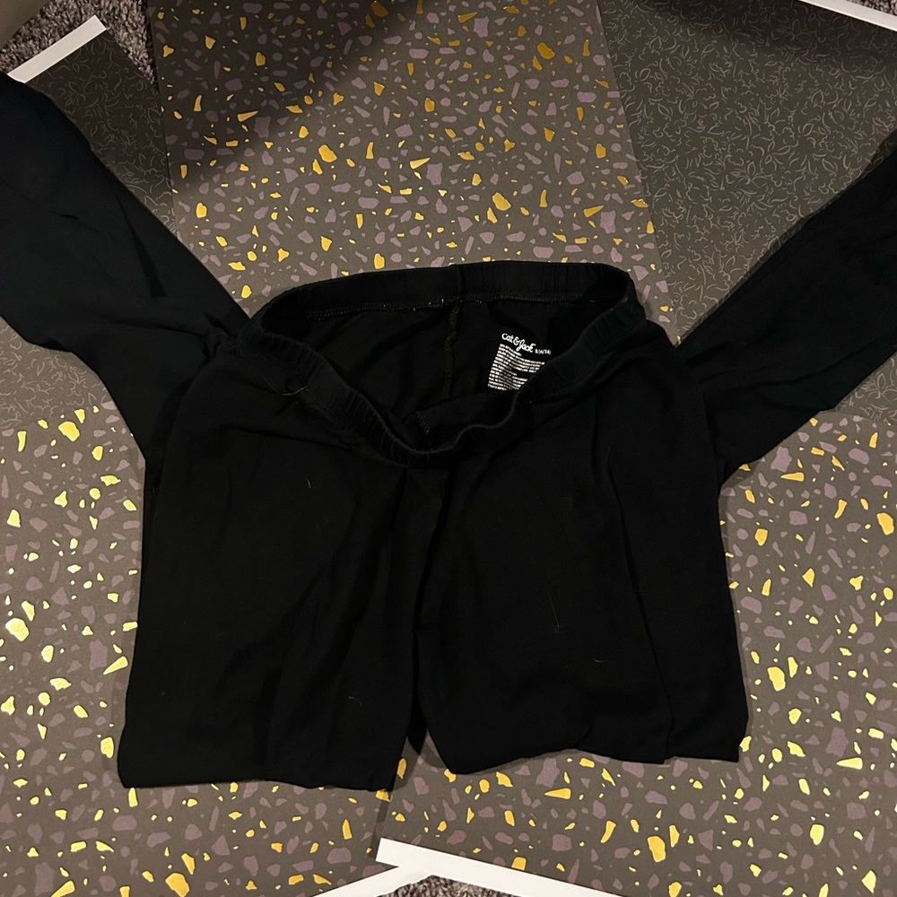 Kids black leggings